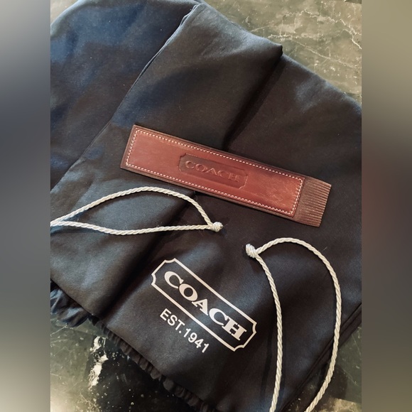 Coach Lozenge Khaki/Brown Large LogoTote NWOT - Picture 7 of 15